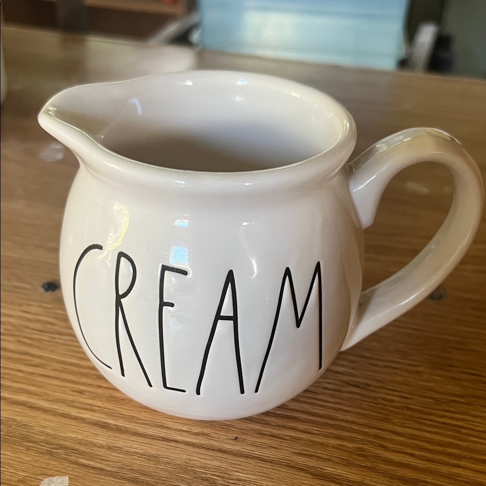 Rae Dunn White Ceramic Creamer